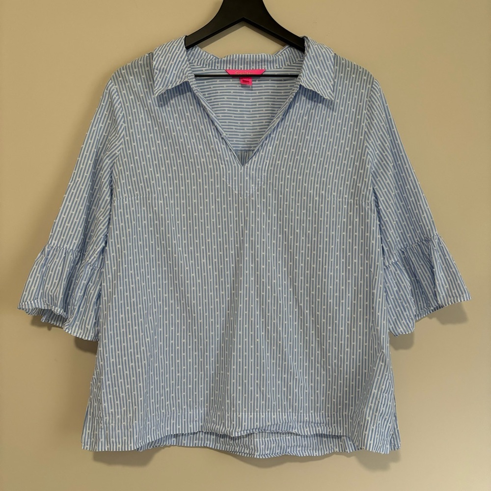 Lily Pulitzer 100% Cotton Blouse Top